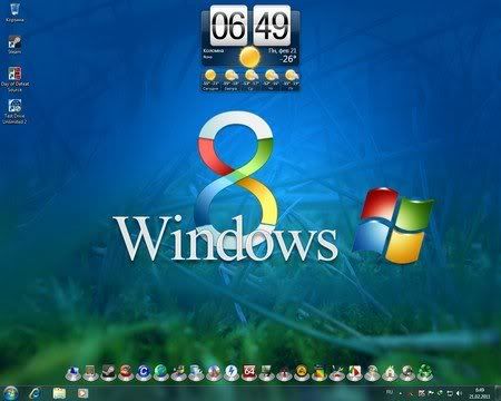 Theme for Windows 7 Standard theme Windows 8 Transformation