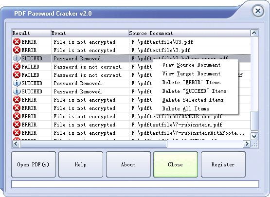 PDF Password Cracker 3.2 Full Version Free Download