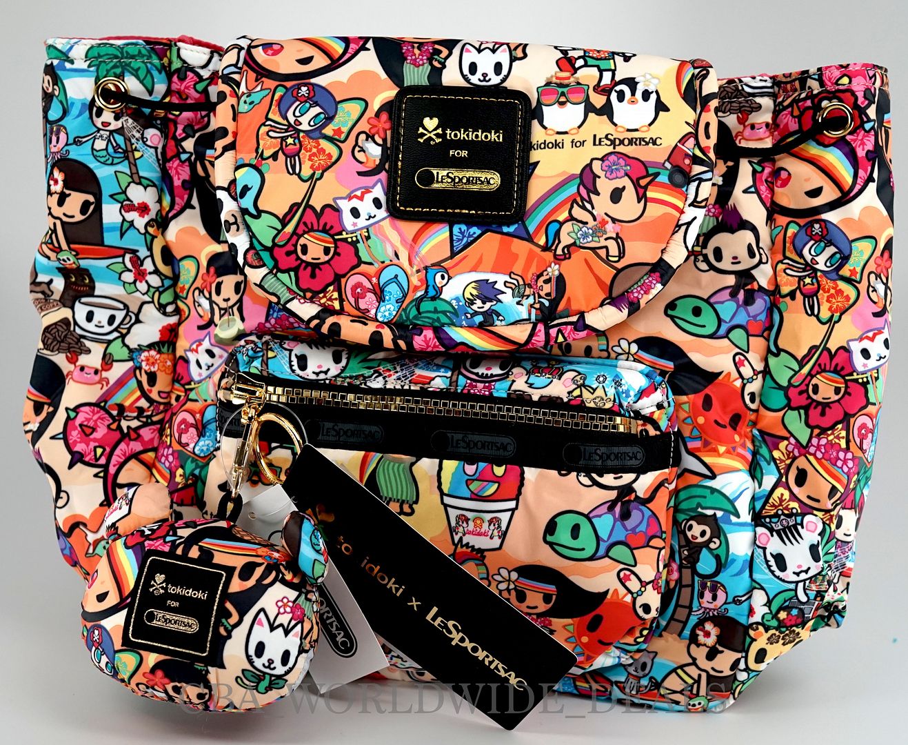 NEW Lesportsac Tokidoki Piccolina Pack Dolcezza Bag Hawaii Exclusive Backpack eBay