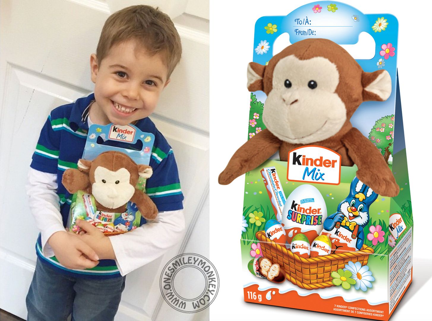 easter monkey plush