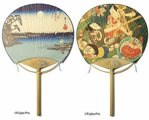 [日本] 百年老店慶藤子老師誕生80年 推哆啦A夢浮世繪團扇