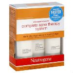 Reduce pimples on face with Neutrogena Complete 3-Steps Acne Therapy 