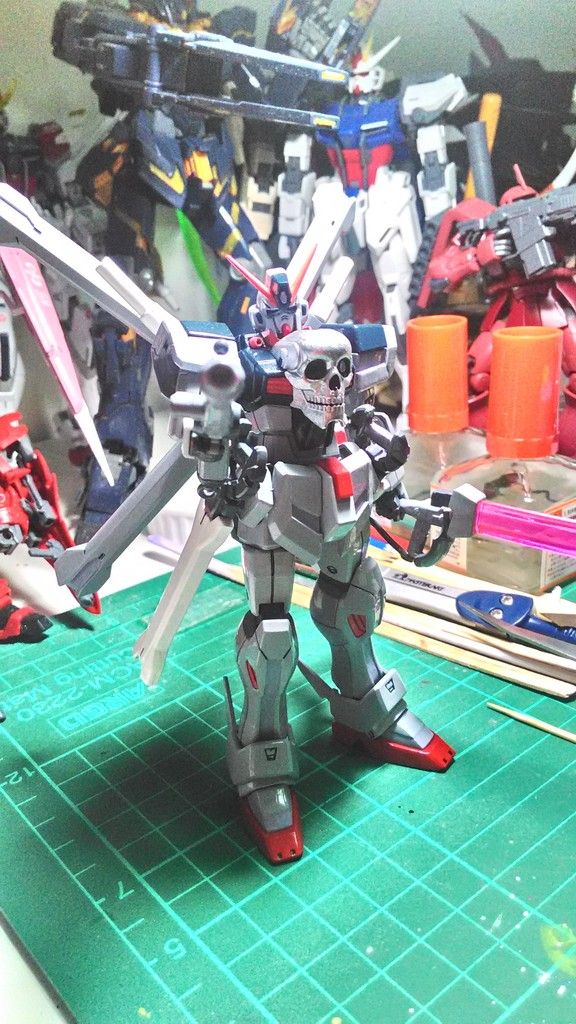 Crossbone Gundam Maoh  1:144 งานพูกัน อย่าพึ่งเบื่อกันน่ะครับ  โดย zerokillcid