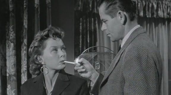 Gloria Grahame Smoking Cigarettes