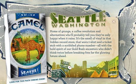 camel seattle cigarettes