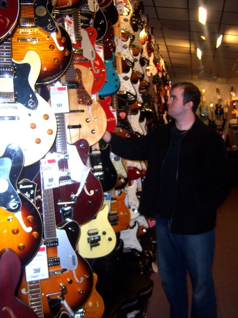 Guitar center with Chef Pat