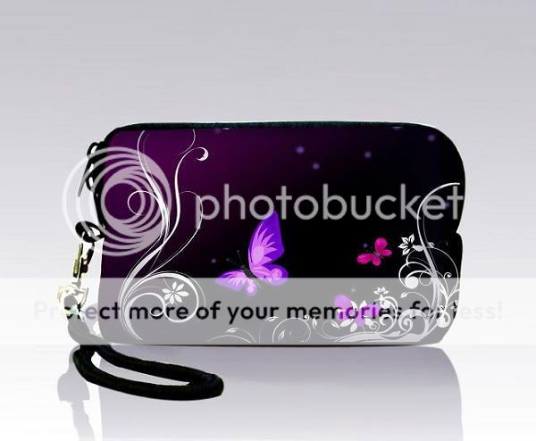   Butterfly Shape Digital Camera Case Bag Soft Neoprene Sleeve Pouch