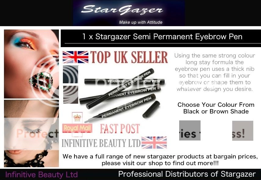 Pcs Stargazer Semi Permanent Lady Eyebrow Eye Brow Pen Tool Brown