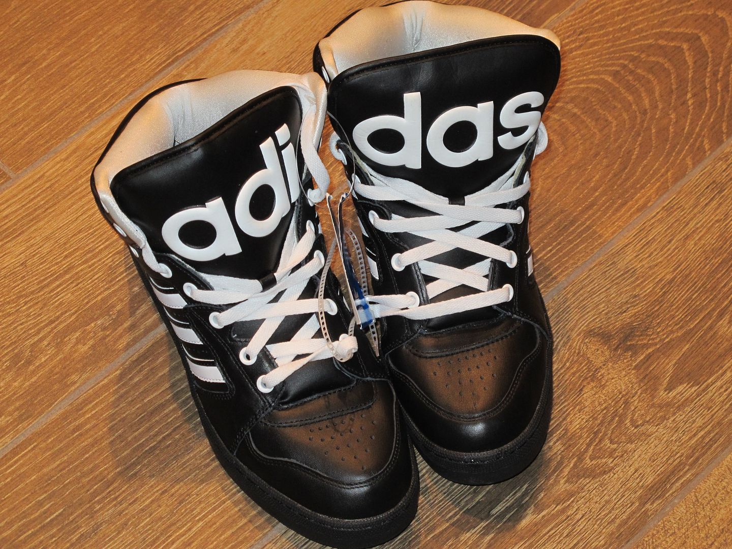 New Men's Adidas Jeremy Scott Instinct Hi Black Shoes Size 8 5 G61087