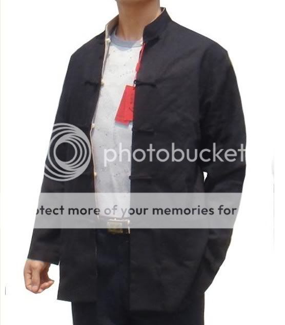 Double Face Chinese Style Men's Jacket Coat Size M XXL