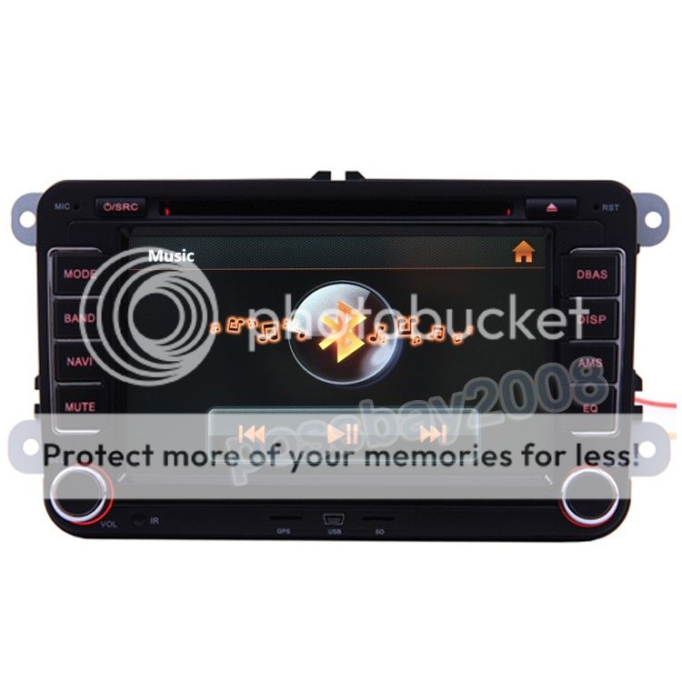  Golf Mk5/V Car GPS Navigation Bluetooth IPOD Radio USB  TV DVD Unit