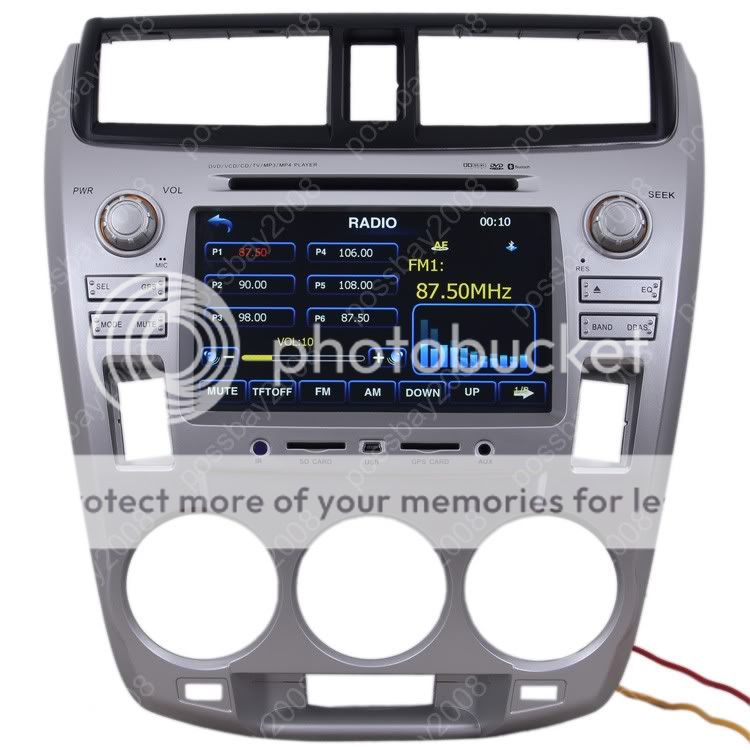 Car In dash GPS Navigation DVD Multimedia System