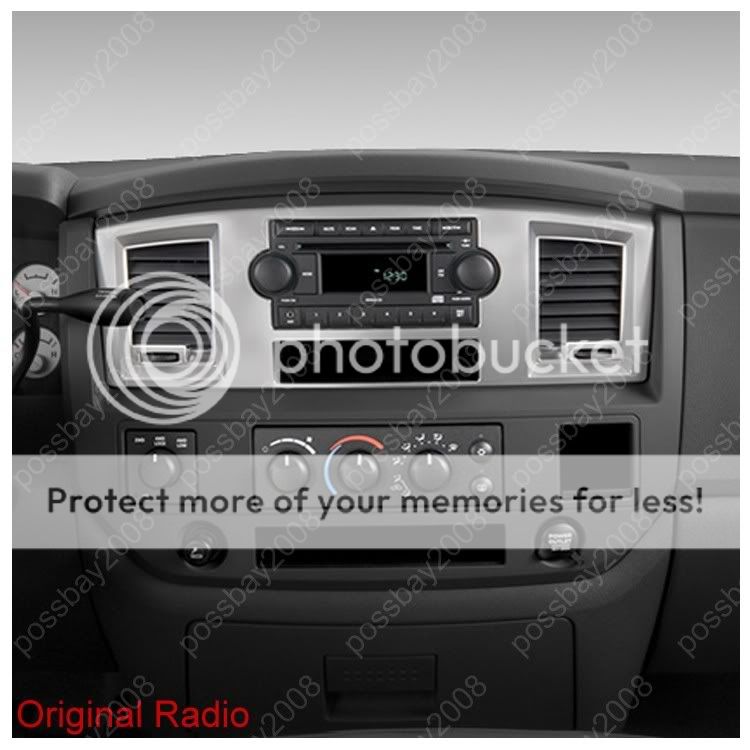 2006 09 Dodge RAM 3500 Car GPS Navigation Bluetooth iPod Radio  TV 