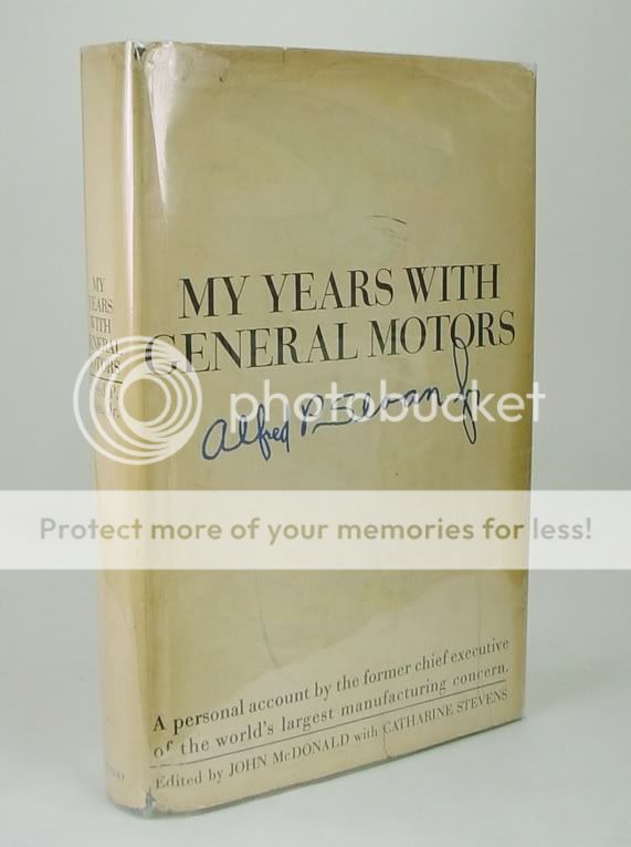 MY YEARS WITH GENERAL MOTORS by Alfred Sloan~ 1st Edition (1964)